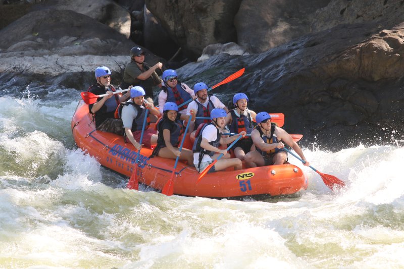 White water rafting on New River