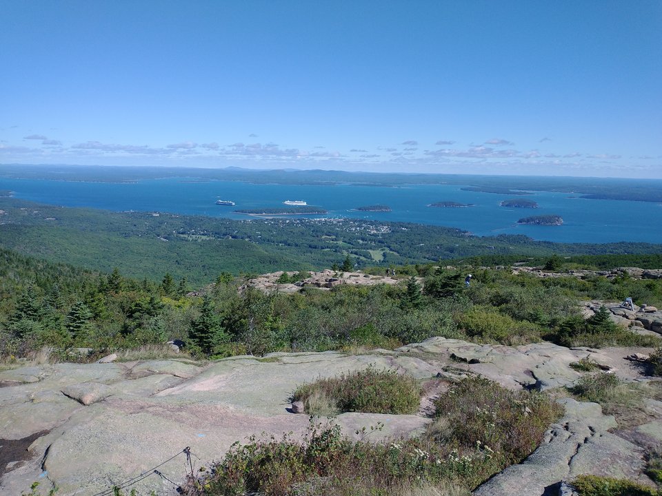 Ocean from Cadillac Mountain