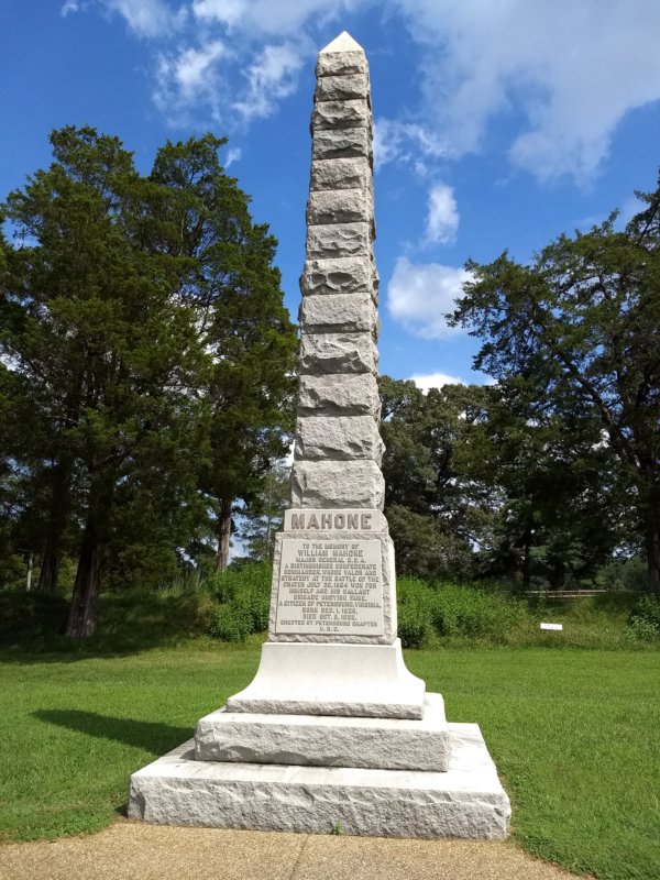 Photo of Mahone monument