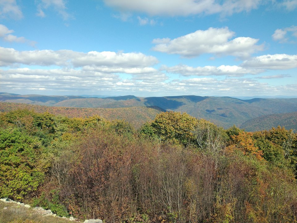 Scenic Mountain View from High Knob Fire Tower