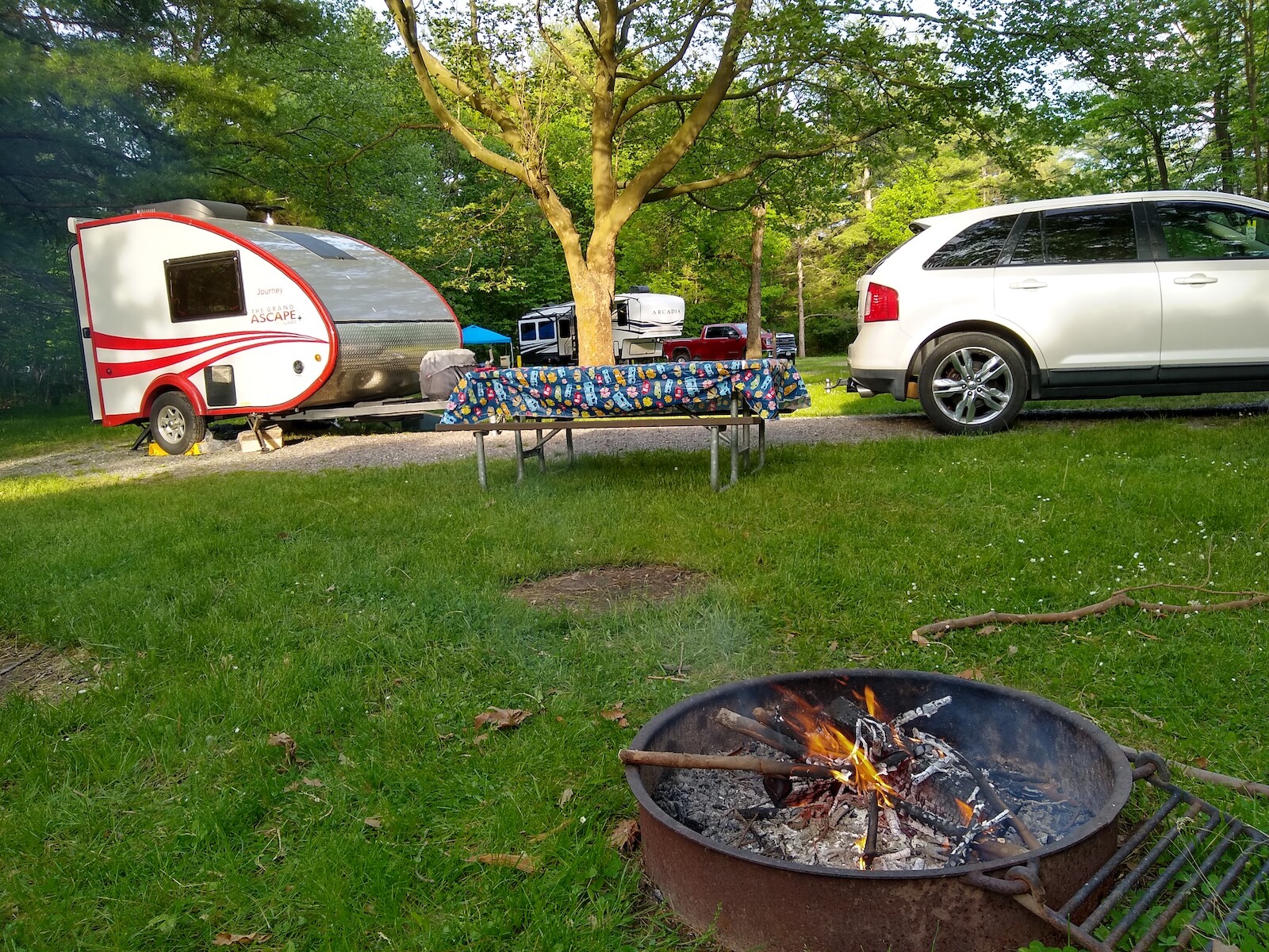Letchworth State Park campsite