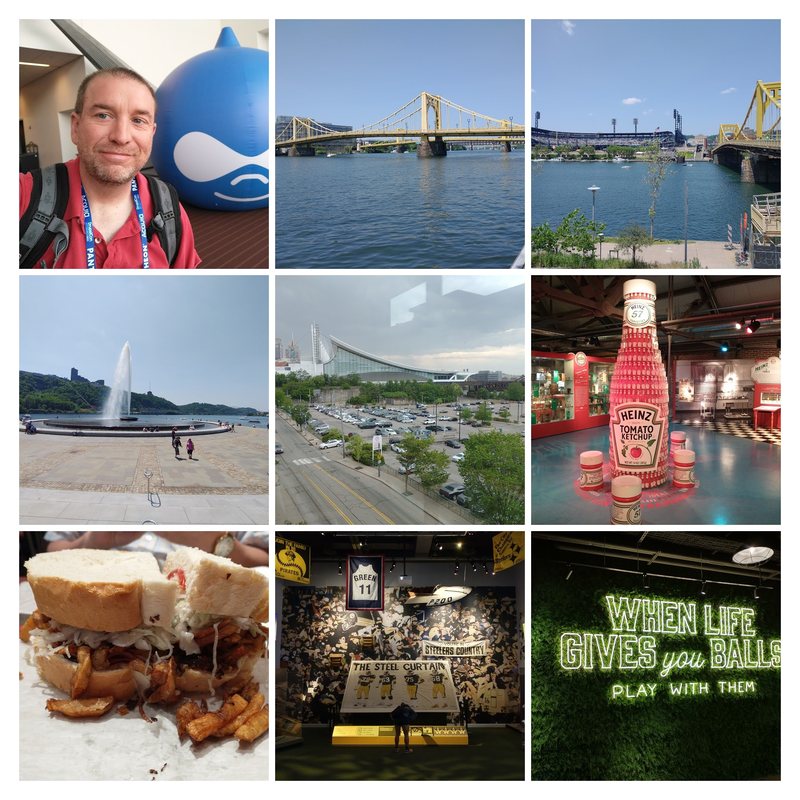 collage of photos from Drupalcon Pittsburgh