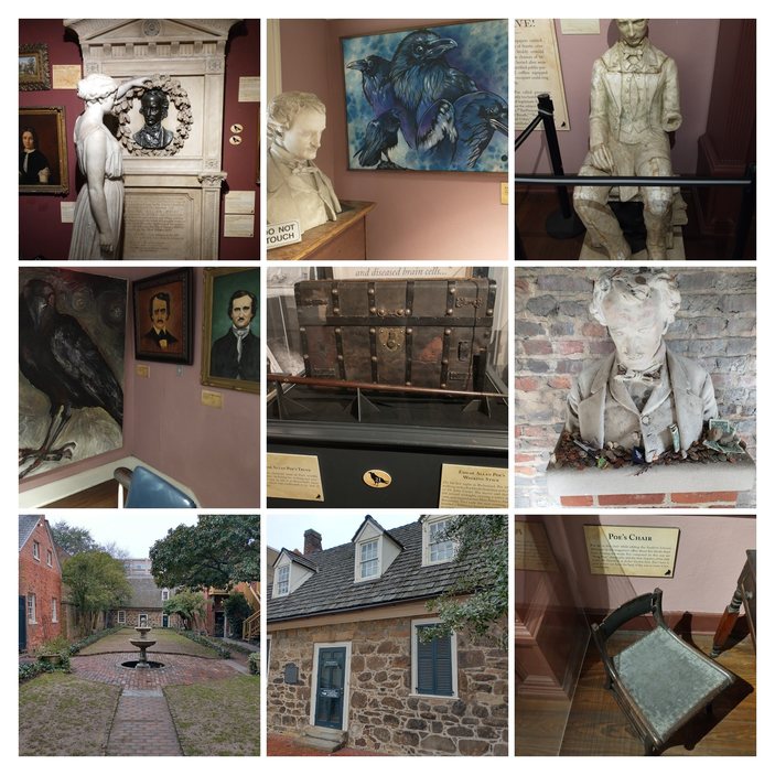 photo collage from Poe Museum